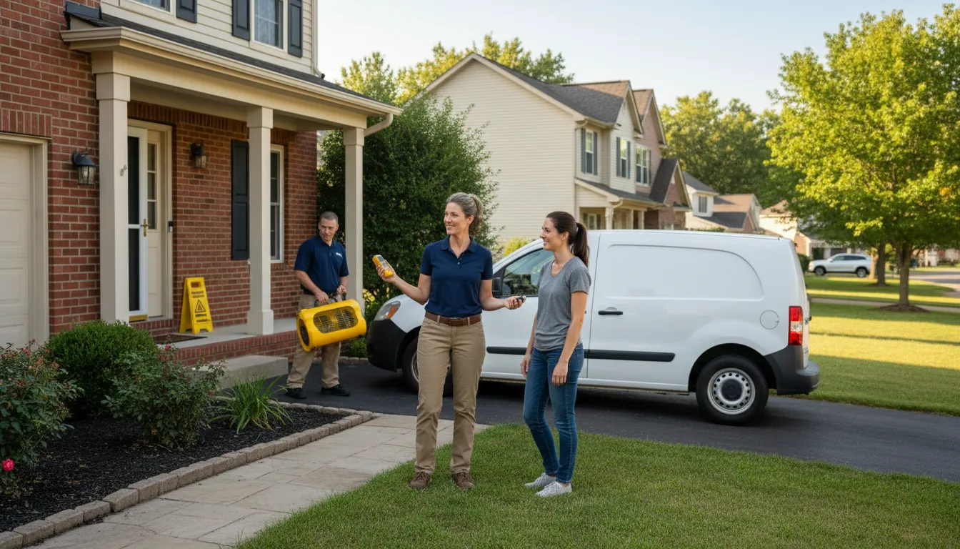 Water restoration image for Dehumidification And Cleanup Services in Lake Como, FL